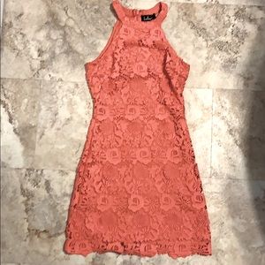 Coral dress